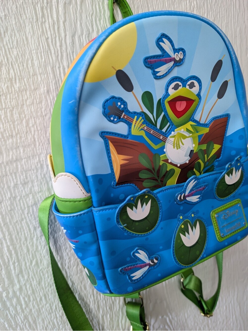 Rare Loungefly The Muppets Rainbow Connection Kermit Mini Backpack - Picture 3 of 9